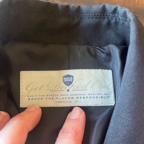 Size L Tipsy Elves Sam Adams Blazer NWT - Picture 3 of 7